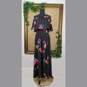 City Chic Floral Off the Shoulder Maxi Dress